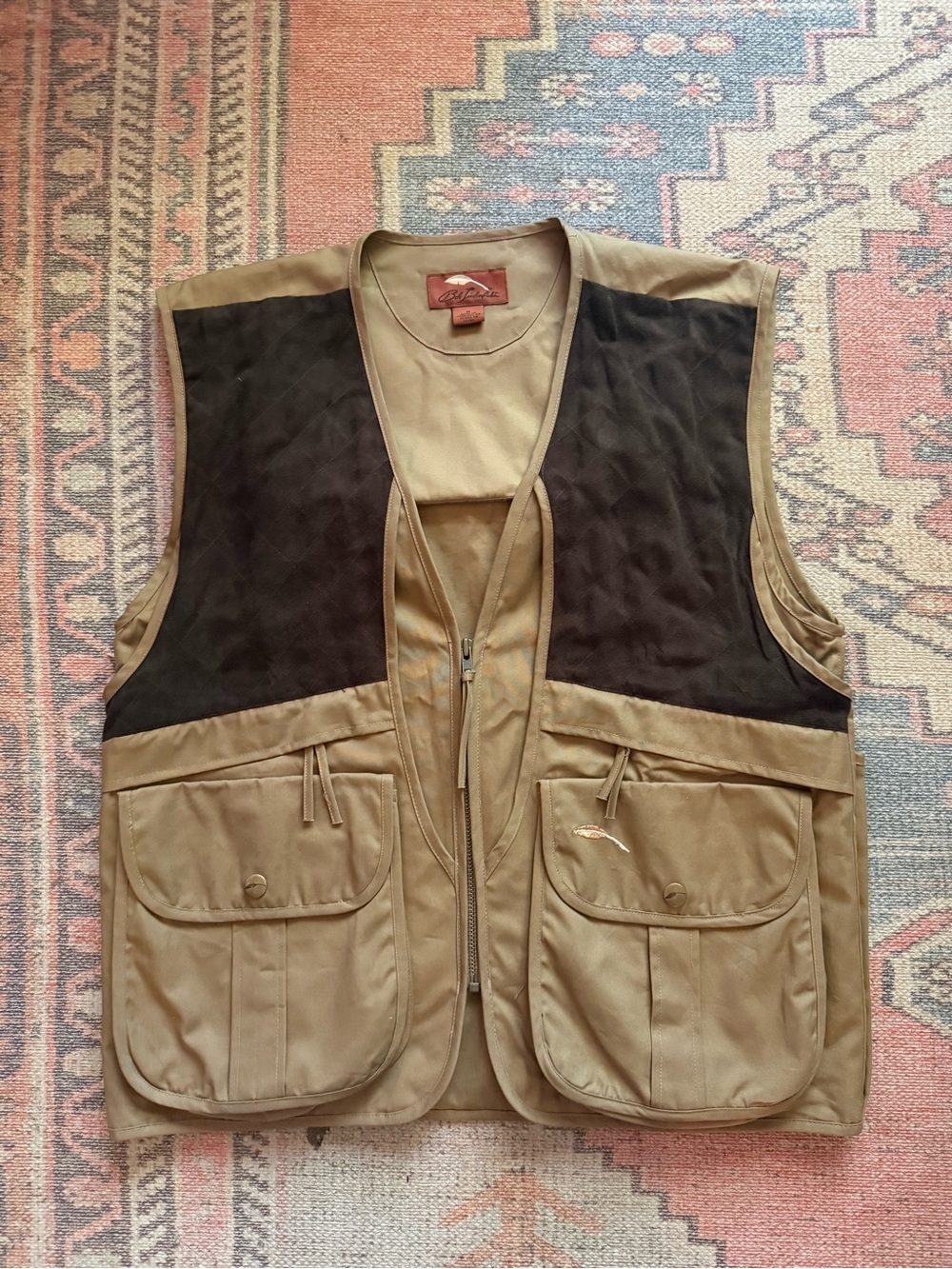 Bob Timberlake Waxed Cotton Utility Field Vest